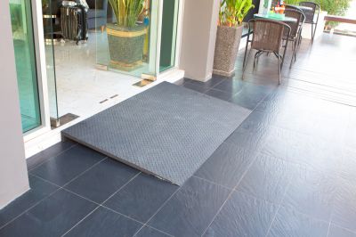 Professional Rubber Disability Ramp Installation!