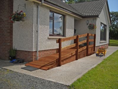 Professional Wood Disability Ramp Installation!